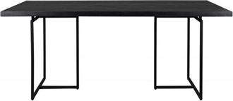 Dutchbone Mesa de comedor de acacia y acero negro