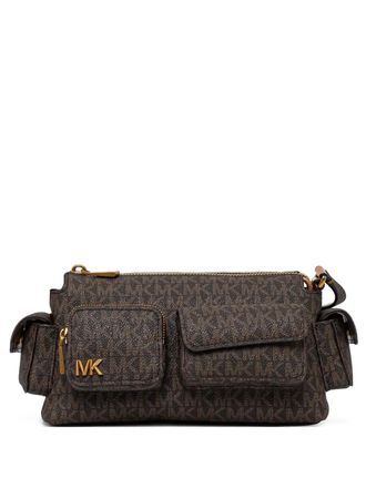 Michael Michael Kors Crossbodytas met logoprint - Bruin