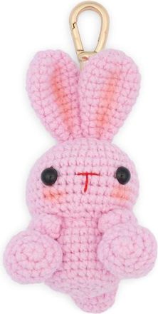 BP. Crochet Bunny Bag Charm in Pink Multi at Nordstrom