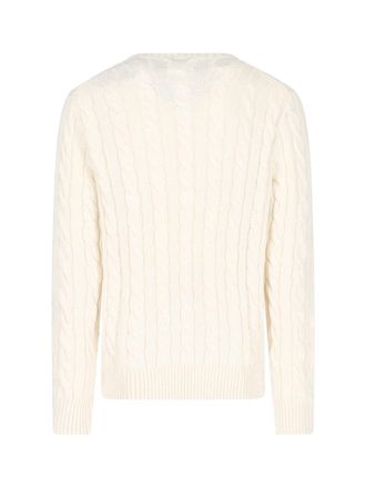Polo Ralph Lauren Mens Sweaters Cream Cotton