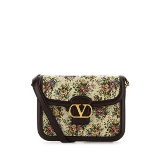 Valentino Garavani Embroidered Jacquard 9to5 Crossbody Bag