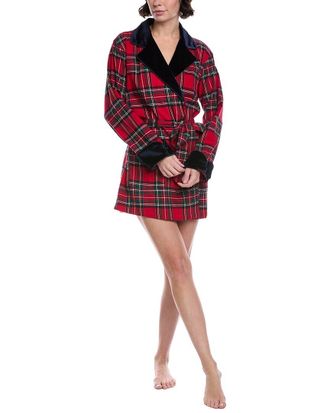 Petite Plume Flannel Short Robe