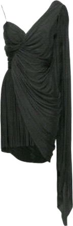 Alexander Wang Black Asymmetrical Dress Size M