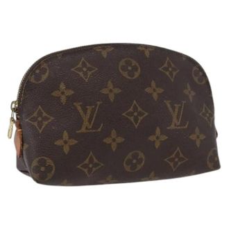 Louis Vuitton Pre-owned Clutches, female, Brown, Size: ONE SIZE Pre-owned Monogram Pouch