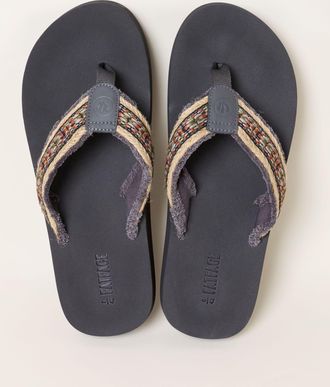 Fat Face FatFace Harris Grey Flip Flop