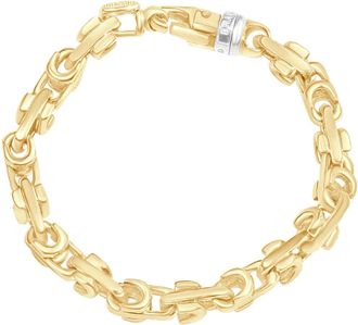 Pompeii3 Mens 14k Gold (55gram) or Platinum (86gram) 10mm Link Bracelet 8.5