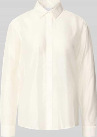 Jake*s Regular Fit Bluse aus Lyocell-Mix in semitransparentem Design in Ecru, Gr&ouml;&szlig;e 32