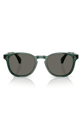 Oliver Peoples 53mm Finley Esq. Sun Phantos Sunglasses in Translucent Dark Teal at Nordstrom