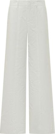 Seafarer White Relaxed Flat Front Pants