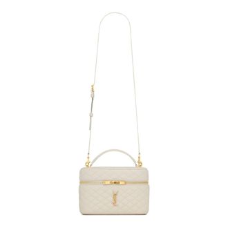 Saint Laurent Gaby Vanity Bag - female - Saint Laurent - Handbags - Beige - ONE SIZE - Bags