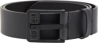 Diesel Leather Belt X10592P1913 - Heren - Riemen - Zwart - 90 CM - Leer - Accessoires