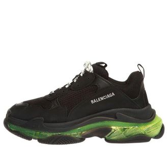 Balenciaga Triple S Sneaker Black Yellow Fluo 541624W09ON1047