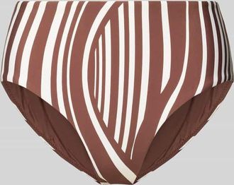Seafolly Slim Fit Bikinihose in High-Waist-Optik Modell Coastline in Mittelbraun, Gr&ouml;&szlig;e 44