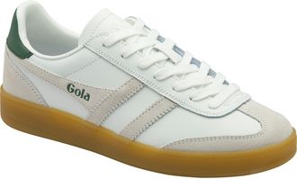 Gola Viper Sneaker in White/White/Evergreen/Gum at Nordstrom, Size 9.5