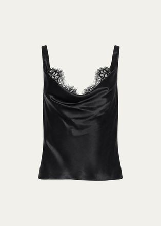 L'agence Evadne Silk Lace Camisole