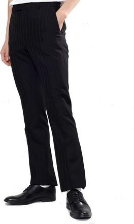 Celine Mens Black Wool Flared Pants