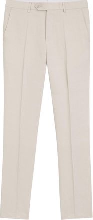 BOSS Tailored Fit Suit Trousers with Pressed Creases
