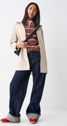 Only Womens Belted Elisa waterproof jacket