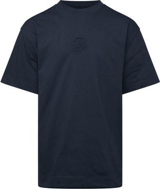 HUGO BOSS Mens Tames 36 T Shirt in Dark Blue - Size Small