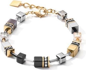 Coeur de Lion Geocube Bracelet in Grey at Nordstrom, Size 8.5
