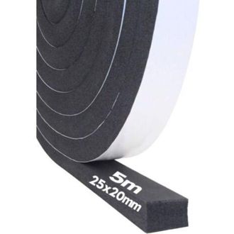 OEM Tira De Sellado De Espuma Autoadhesiva De 25 Mm (ancho) X 20 Mm (alto), Gomaespuma Autoadhesiva Para Puertas Y Ventanas, Resistente A La Intemperie, A