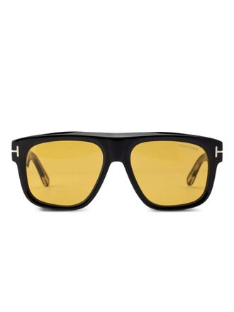 Tom Ford Eyewear Icon oversized-frame sunglasses - unisex - Acetate - One Size - Black