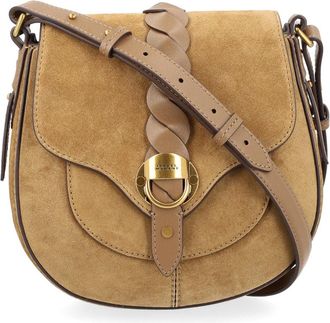 Isabel Marant Neutrals Altay Suede Saddle Shoulder Bag