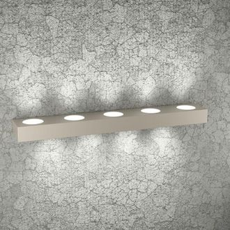 Top-Light Applique Moderno Beaside Metallo Sabbia 9 Luci Gx53