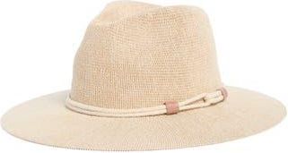 Nordstrom Rack Cotton Knit Panama Hat in Beige Hummus at Nordstrom Rack