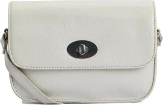 Barbour Isla Leren Crossbodytas - Dames - Schoudertassen - Beige - ONE Size - Leer - Tassen