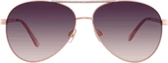 Nine West Brown Pilot Ladies Sunglasses 10264059.CGRPNKBRN
