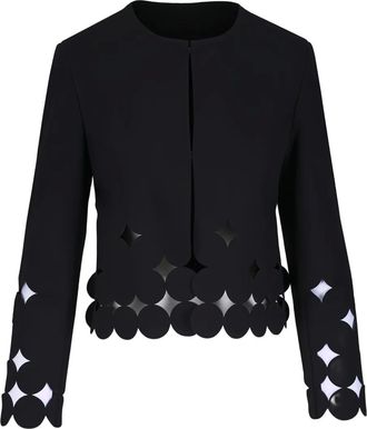 Akris Giacca crop con dettaglio cut-out - Nero