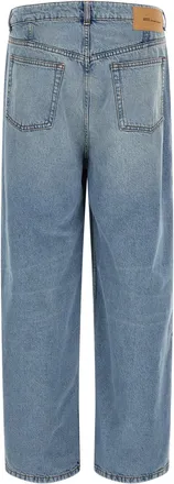 Ami Wide-Leg Cotton Jeans - Light Blue