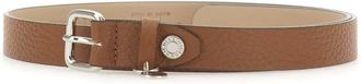 Gianni Chiarini Maxi-grain Leather Belt - female - Gianni Chiarini - Belts - Brown - ONE SIZE - Accessories