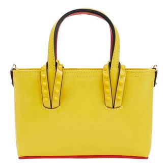 Christian Louboutin Cabata Tote - female - Christian Louboutin - Handbags - Yellow - ONE SIZE - Bags