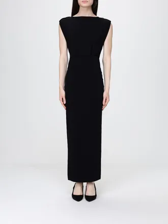 Elisabetta Franchi Long Dress in Cr&ecirc;pe