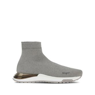 Ferragamo Ladies Grey Sneakers, US Size 7.5