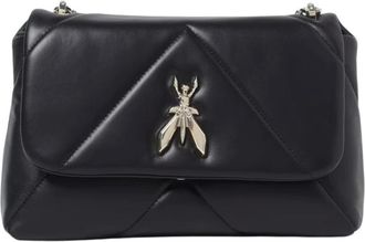 Patrizia Pepe Tassen, Dames, Zwart, ONE Size, Leer, Fly Padded Tas Art. 8B0195L006