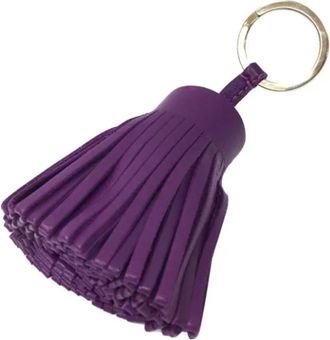 Hermès Pre-owned Accessories, female, Purple, Size: ONE SIZE Pre-owned Fabric key-holders