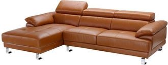 Vente-Unique Vente-unique - Divano angolare in pelle Caramello - Angolo a sinistra - excelsior ii