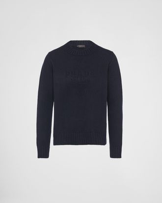 Prada Wool and cashmere crew-neck sweater