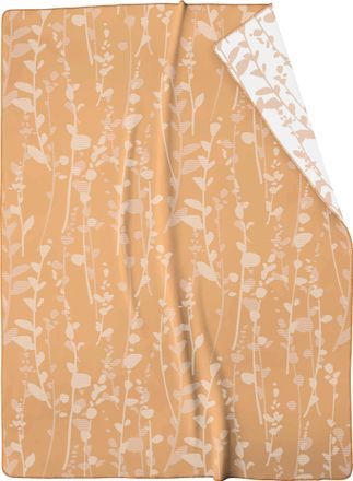 BIEDERLACK Wohndecke »Eucalyptus« mit Eukalyptusblätter-Dessin, Kuscheldecke