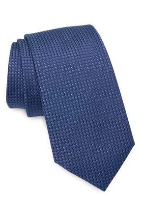 Calvin Klein Alice Micro Solid Tie in Navy at Nordstrom Rack