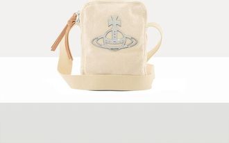 Vivienne Westwood Luke Crossbody Canvas Natural