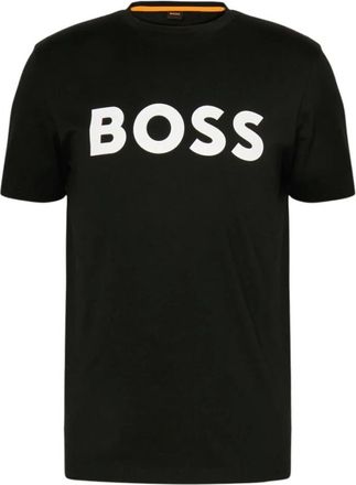 HUGO BOSS Hombre, Camisetas, Negro, Talla: S
