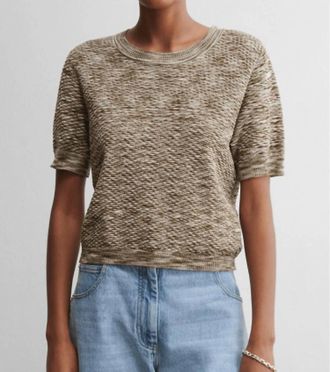 Rachel Comey Calibra Short-Sleeved Top In Multi