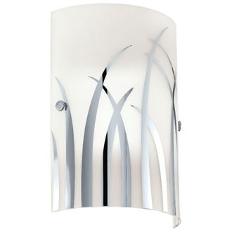 Eglo Rivato Wall Light - White & Chrome | TJ Hughes