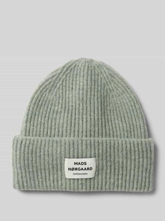 Mads Norgaard M&uuml;tze aus Schurwoll-Mix mit Label-Patch Modell Tosca Anju in Hellgruen, Gr&ouml;&szlig;e 1