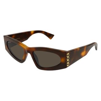 Gucci Cat-eye Sunglasses - unisex - Gucci - Sunglasses - Brown - 54 MM - Accessories