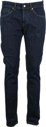 Dondup Jeans, Heren, Blauw, W30, Katoen, George Slim-fit Jeans